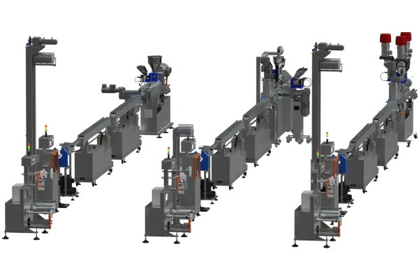 Linie do produkcji filamentu stosowanego w druku 3D za pomocą technologii addytywnej.