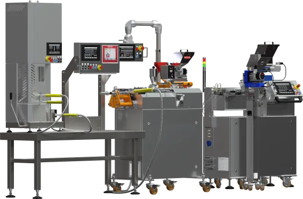 Stanowisko do wtrysku kształtek do badań z wytłaczarkami dwuślimakowymi: stożkową LEC- 2CC 5-20 ml i opcjonalnie równoległą LE 2CC 2x12 mm.