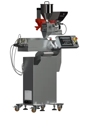 Wytłaczarka laboratoryjna LEP-1SF 16 mm z dozownikiem grawimetrycznym, dozownikiem granulek-wykonanie F.