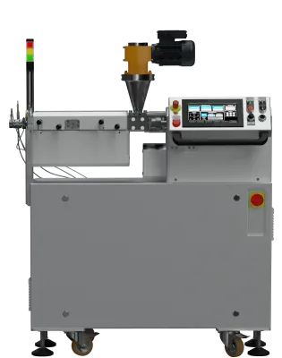 Wytłaczarka laboratoryjna LE-2CC 2x12 mm z podajnikiem do past.