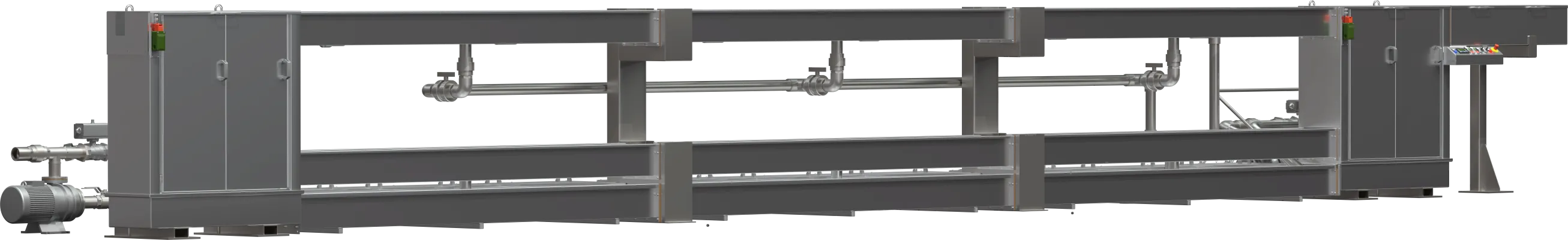 Wanna chłodząca nawrotna 3x12m zimna z własnym obiegiem wody, wymiennikami ciepła.