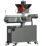 Wytłaczarka laboratoryjna LE-1S 32 mm z podajnikami grawimetrycznymi.