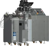 Wytłaczarka laboratoryjna LE-2CC 2x20 mm z dozownikami grawimetrycznymi oraz dozownikiem bocznym.
