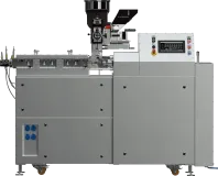 Wytłaczarka laboratoryjna LE-2CC 2x20 mm z dozownikami grawimetrycznymi.