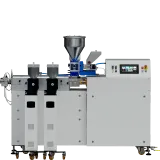 Wytłaczarka laboratoryjna LE-2CC 2x24 mm z dwoma podajnikami bocznymi (side feeder).