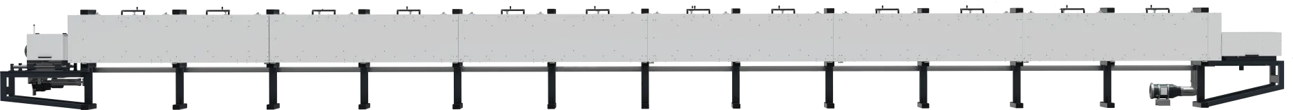 Tunelowy piec wulkanizacyjny TIR 250/3000/18.