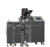 Wytłaczarka laboratoryjna LE-2CC 2x24 mm z podajnikami bocznymi i grawimetrycznymi.