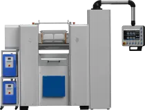 Walcarki laboratoryjne LM-200/400 do gumy z dwoma wodnymi agregatami grzewczo chłodzącymi.