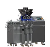 Modułowa wytłaczarka laboratoryjna LE-2CC 2x24 mm z podajnikami bocznymi, grawimetrycznymi.