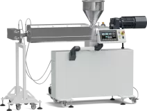 Wytłaczarka laboratoryjna LE-1S 32 mm z głowicą do rozdmuchu.