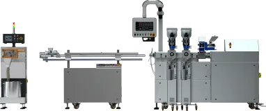 Laboratoryjna linia do granulacji z wytłaczarką 2x24 mm ( chłodzenie powietrzne).
