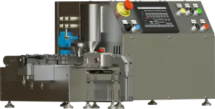 Wytłaczarka laboratoryjna LE-2CC 2x12 mm dozownikiem bocznym miniaturowa.