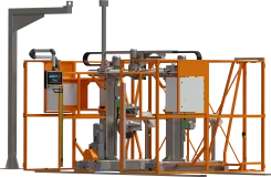 Nawijarka N-1600 / N-2200 dla szpul o średnicy 2200 lub 1600 mm.