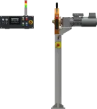 Programowany nóż obrotowy N 200 z panelem sterowania-1. Programowany nóż obrotowy N 200 z panelem sterowania-1.
