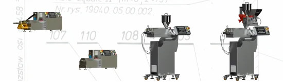 Wytłaczarki laboratoryjne jednoślimakowe Fi 16mm oraz Fi 16mm