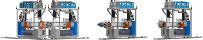 Wytłaczarki do gumy. Wytłaczarki do gumy.