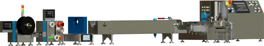 Linia laboratoryjna z wytłaczarką LEP-2CC 2x12mm Pharmacy.
