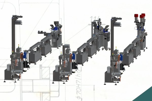 Linie do produkcji filamentow.