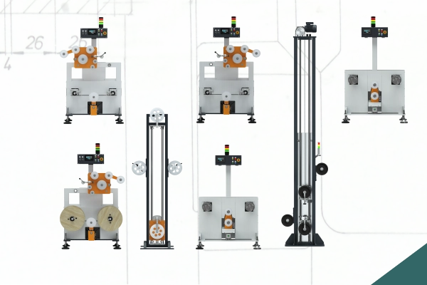 Nawijarki do linii wytłaczarkowych.