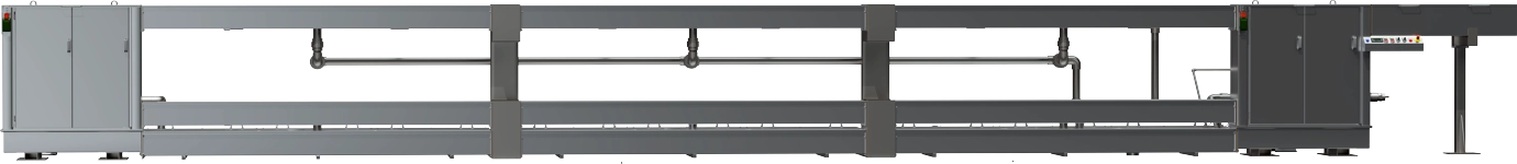 Wanna chłodząca nawrotna 3x12m zimna z własnym obiegiem wody, wymiennikami ciepła.