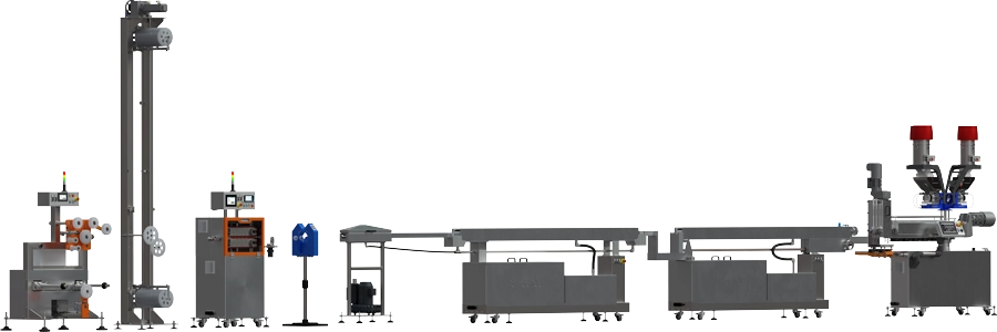 Profesjonalna  wydajna linia do wytwarzania filament&oacute;w do drukarek 3D-Prawa